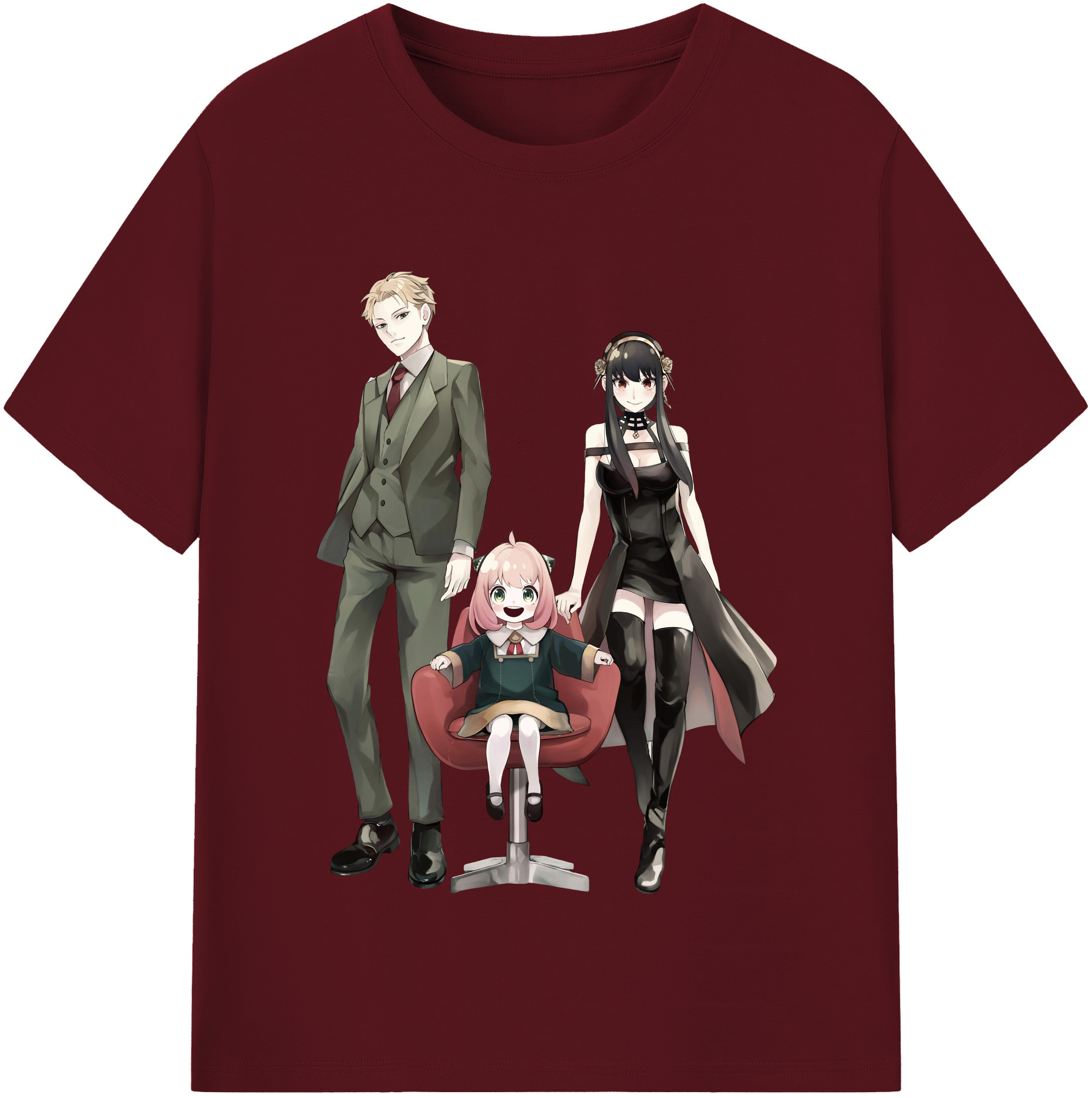 （画像用） SPY×FAMILY间谍家家酒 綿100％半袖Tシャツ（フロントプリント）